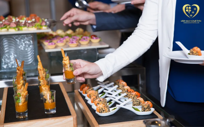 รับจัดงานเลี้ยง ต้องเสียภาษีอะไรบ้าง ?