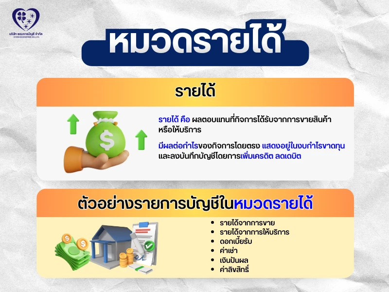 หมวดรายได้