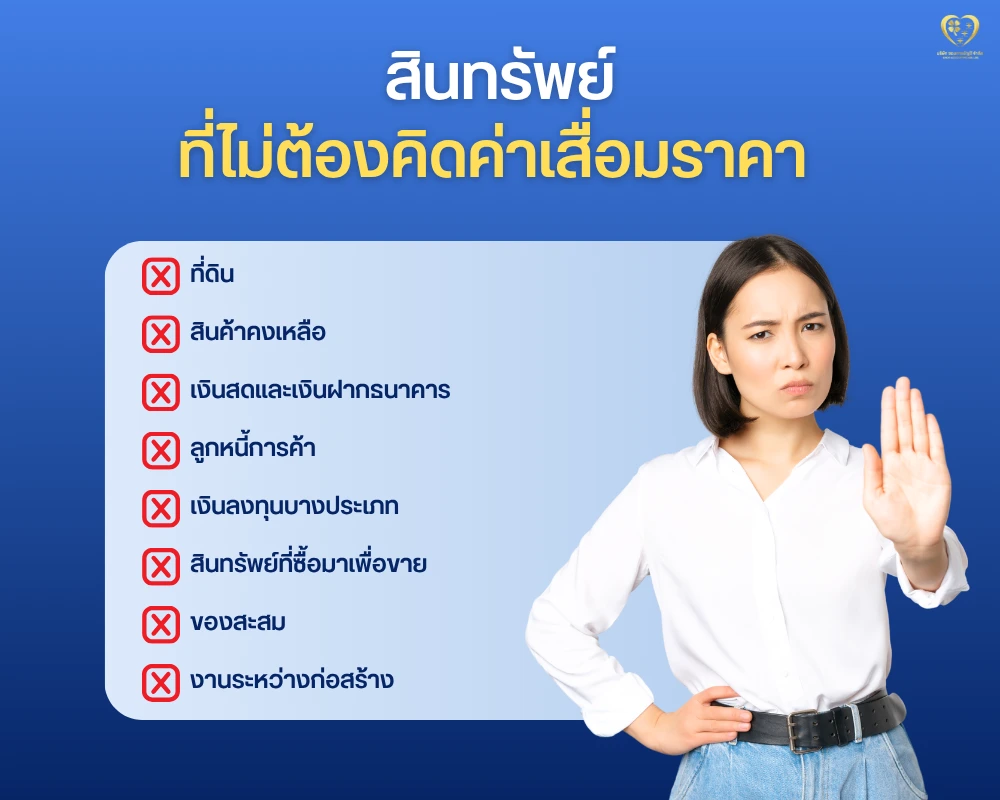 สินทรัพย์ที่ไม่ต้องคิดค่าเสื่อมราคา