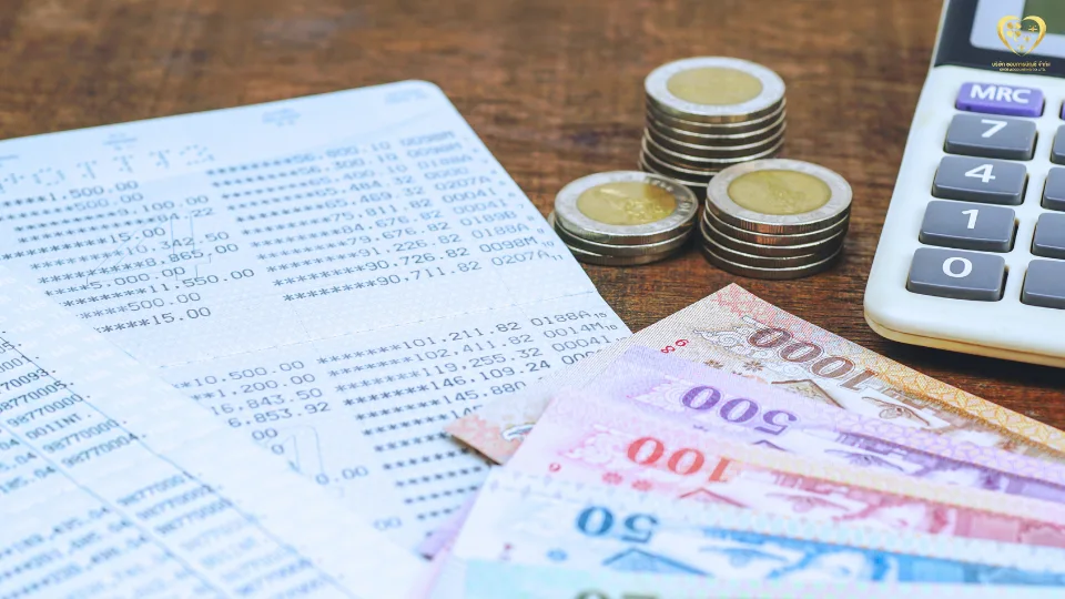 bank statement and money
